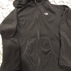 Woman’s Northface Hooded fleece jacket